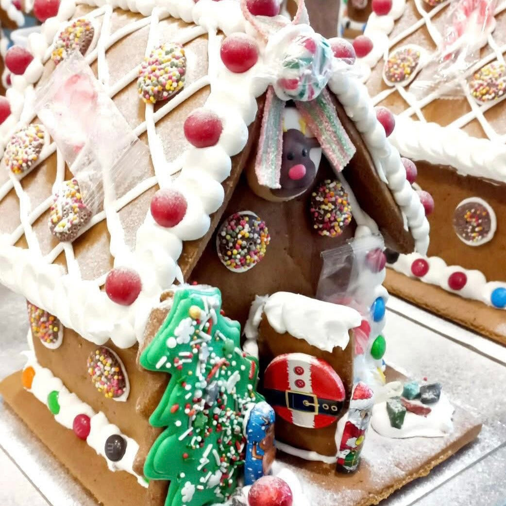 Van Wegen's Christmas Gingerbread House.