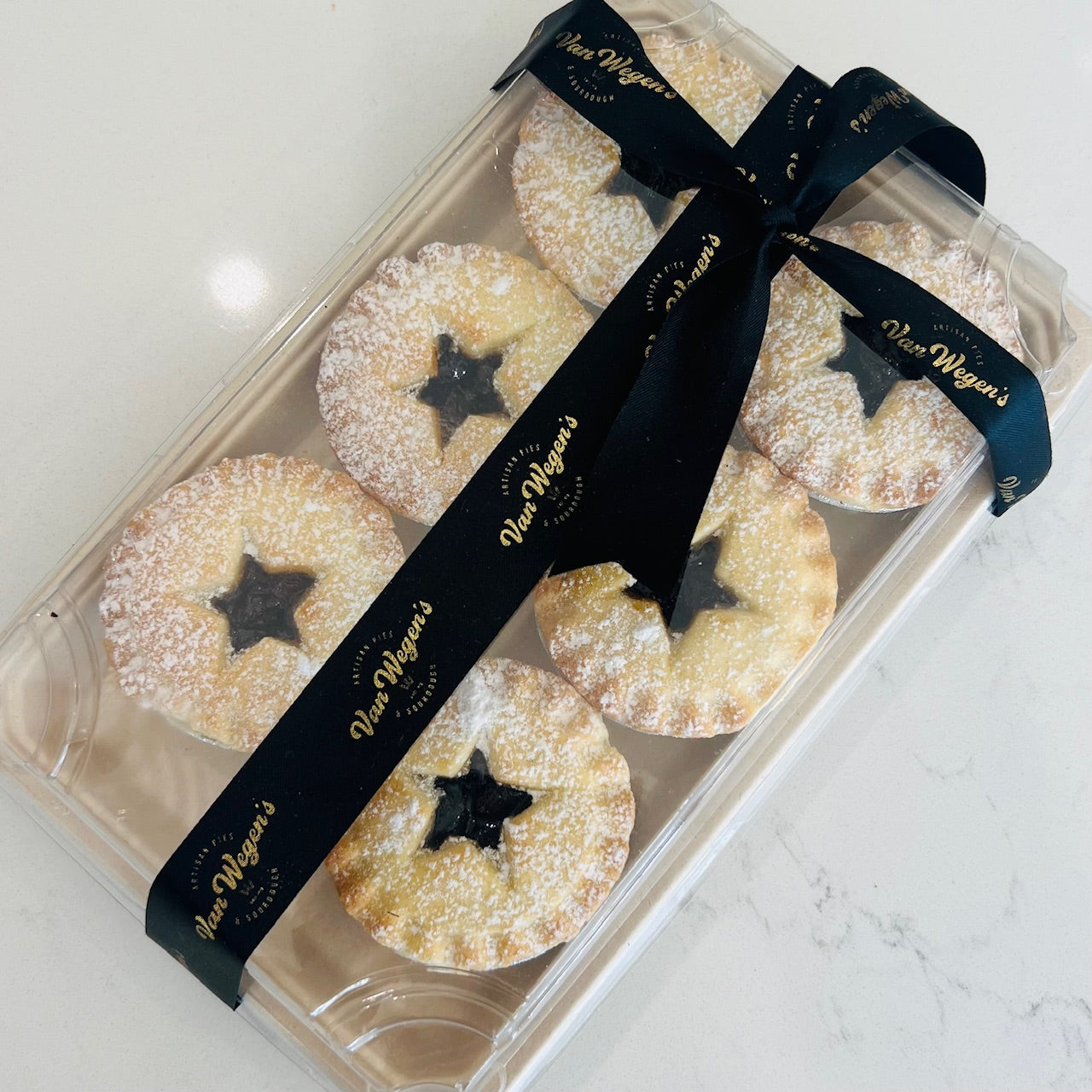 Van Wegen's Christmas Fruit Mince Tarts (Pack of 6)